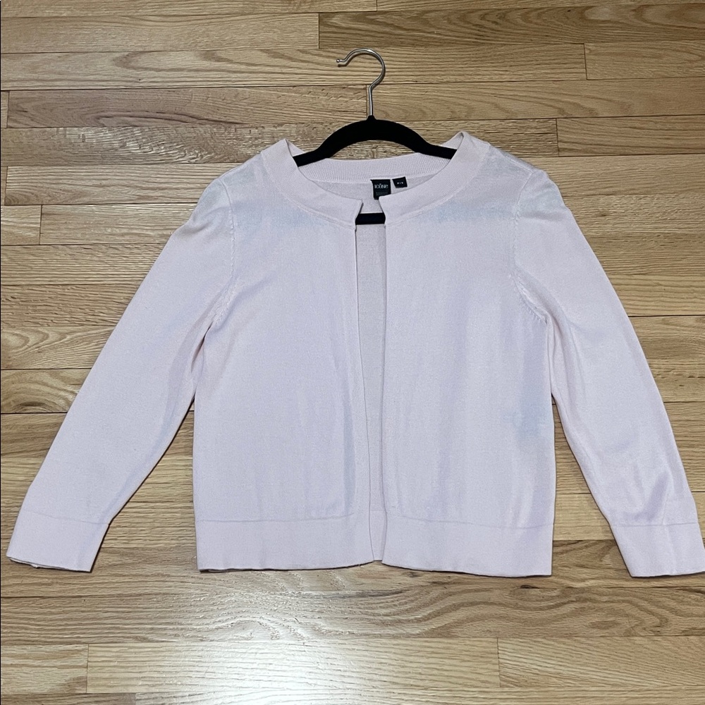 Simons Light Pink Open-Front Cardigan - Picture 4 of 8